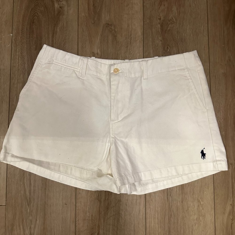 Women's Ralph Lauren White Shorts Size 10